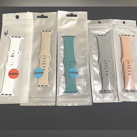Set of 5 watch bands made for Apple Watch - Picture 1 of 2